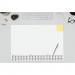 Sigel Paper Desk Pad Memo with 3 Year Calendar 595x410mm 30 Sheets White HO490 54419SG