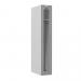 Phoenix PLC Series 1 Column 1 Door Personal Locker With Clear View Door and Key Lock Grey - PLC1130GGK