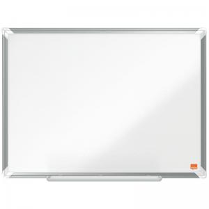 Nobo Premium Plus Magnetic Enamel Whiteboard Aluminium Frame 600x450mm