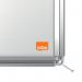 Nobo Premium Plus Magnetic Enamel Whiteboard Aluminium Frame 2400x1200mm 1915151 54618AC