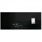 Sigel Artverum Magnetic Glass Board 1300x550mm Black 54671SG