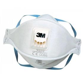 3M Aura Flat-Fold Particulate Respirator FFP2V 9322+ (Pack 10) - 3M9322PLUS