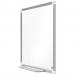 Nobo Premium Plus Non Magnetic Melamine Whiteboard Aluminium Frame 600x450mm 1915166 54716AC