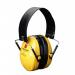 3M Peltor Optime Comfort  Folding Headband Ear Defenders Yellow (Pack 1) - H510F-404-GU