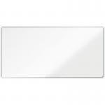 Nobo Premium Plus Non Magnetic Melamine Whiteboard Aluminium Frame 2400x1200mm 1915454 54758AC