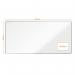 Nobo Premium Plus Non Magnetic Melamine Whiteboard Aluminium Frame 2400x1200mm 1915454 54758AC