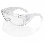 Beeswift Seattle Safety Wraparound Spectacles Clear with Ventilated Side Arms (Pack 1) - BBSS 54760BE