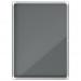 Nobo Premium Plus Grey Felt Lockable Noticeboard Display Case 9 x A4 709x970mm 1915330 54856AC