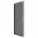 Nobo Premium Plus Grey Felt Lockable Noticeboard Display Case 9 x A4 709x970mm 1915330 54856AC