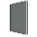 Nobo Premium Plus Grey Felt Lockable Noticeboard Display Case 18 x A4 1355x970mm 1915338 54912AC