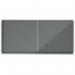 Nobo Premium Plus Grey Felt Lockable Noticeboard Display Case 27 x A4 2000x970mm 1915339 54919AC