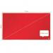 Nobo Impression Pro Widescreen Red Felt Noticeboard Aluminium Frame 710x400mm 1915419 54961AC