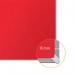 Nobo Impression Pro Widescreen Red Felt Noticeboard Aluminium Frame 710x400mm 1915419 54961AC