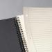 Sigel CONCEPTUM A4 Spiral Hard Cover Notepad 4 Hole Punched Ruled 160 Microperforated Pages Black CO821 54965SG