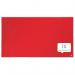 Nobo Impression Pro Widescreen Red Felt Noticeboard Aluminium Frame 890x500mm 1915420 54968AC