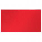 Nobo Impression Pro Widescreen Red Felt Noticeboard Aluminium Frame 890x500mm 1915420 54968AC