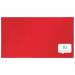 Nobo Impression Pro Widescreen Red Felt Noticeboard Aluminium Frame 1550x870mm 1915422 54982AC