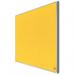 Nobo Impression Pro Widescreen Yellow Felt Noticeboard Aluminium Frame 710x400mm 1915429 54996AC