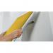 Nobo Impression Pro Widescreen Yellow Felt Noticeboard Aluminium Frame 710x400mm 1915429 54996AC