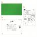 Nobo Impression Pro Widescreen Green Felt Noticeboard Aluminium Frame 890x500mm 1915425 55038AC