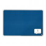 Nobo Premium Plus Blue Felt Noticeboard Aluminium Frame 900x600mm 1915188 55129AC