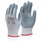 Beeswift Nitrile Foam Poly Glove Size 09 Large (Pack 10 Pairs) - EC6NGYL