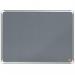 Nobo Premium Plus Grey Felt Noticeboard Aluminium Frame 600x450mm 1915194 55171AC