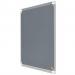 Nobo Premium Plus Grey Felt Noticeboard Aluminium Frame 600x450mm 1915194 55171AC