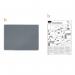 Nobo Premium Plus Grey Felt Noticeboard Aluminium Frame 1200x1200mm 1915197 55192AC