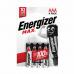 Energizer Max AAA Alkaline Batteries (Pack 4) - E300816100 55224EN