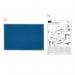 Nobo Essence Blue Felt Noticeboard Aluminium Frame 900x600mm 1915203 55227AC