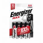 Energizer Max AA Alkaline Batteries (Pack 4) - E301530700 55245EN