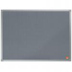 Nobo Essence Grey Felt Noticeboard Aluminium Frame 600x450mm 1915204 55262AC