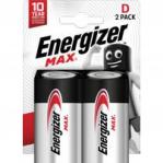 Energizer Max D Alkaline Batteries (Pack 2) - E300838300 55280EN