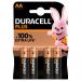 Duracell Plus AA Alkaline Batteries (Pack 4) MN1500B4PLUS 55336AA