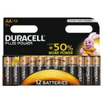 Duracell Plus Power AA Alkaline Batteries (Pack 12) MN1500B12PLUS 55350AA
