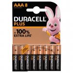 Duracell Plus AAA Alkaline Batteries (Pack 8) MN2400B8PLUS 55378AA