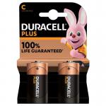 Duracell Plus C Alkaline Batteries (Pack 2) MN1400B2PLUS 55392AA