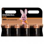Duracell Plus C Alkaline Batteries (Pack 4) MN1400B4PLUS 55399AA