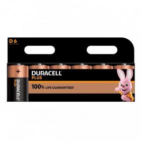 Duracell Plus D Alkaline Batteries (Pack 6) MN1300B6PLUS 55427AA
