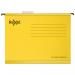 Rexel Classic Foolscap Reinforced Suspension Files V base 15mm Yellow PK25 - 2115593