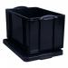 Really Useful Plastic Storage Box 84 Litre Black - 84SBKCB