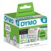 Dymo LabelWriter Multipurpose Label 57x32mm 1000 Labels Per Roll White - S0722540 55819NR