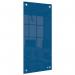 Nobo Small Glass Whiteboard Panel 300x600mm Blue 1915607 55822AC