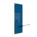 Nobo Small Glass Whiteboard Panel 300x900mm Blue 1915608 55829AC
