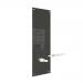 Nobo Small Glass Whiteboard Panel 300x900mm Black 1915610 55843AC