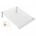 Nobo Transparent Acrylic Mini Whiteboard Slanted Desktop Writing Pad A4 1915612 55857AC