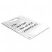 Nobo Transparent Acrylic Mini Portable Whiteboard Desktop Notepad A4 1915613 55864AC