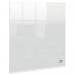 Nobo Transparent Acrylic Mini Whiteboard Desktop or Wall Mounted 300x300mm 1915616 55885AC