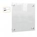 Nobo Transparent Acrylic Mini Whiteboard Wall Mounted 300x300mm 1915619 55906AC